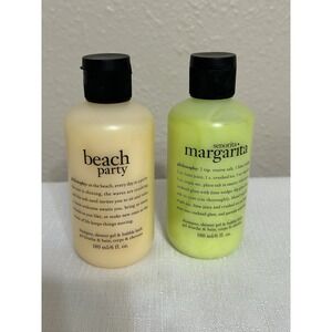 Philosophy Senorita Margarita & Beach Party Shampoo, Shower Gel/Bubble Bath 6 oz
